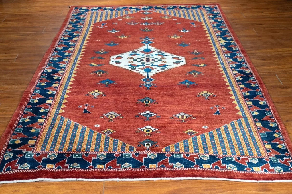 5'9"x8'9" Gabbeh, Tribal
