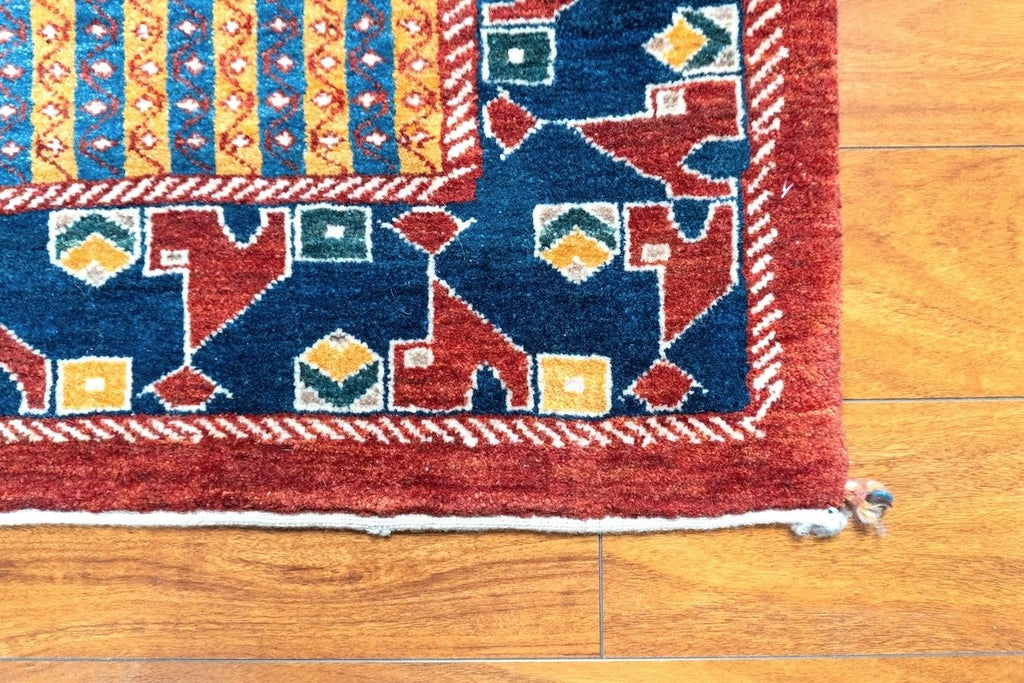 5'9"x8'9" Gabbeh, Tribal