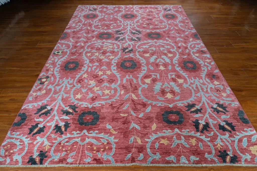 6'1"x9'3" Suzani, Tribal