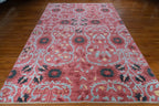 6'1"x9'3" Suzani, Tribal