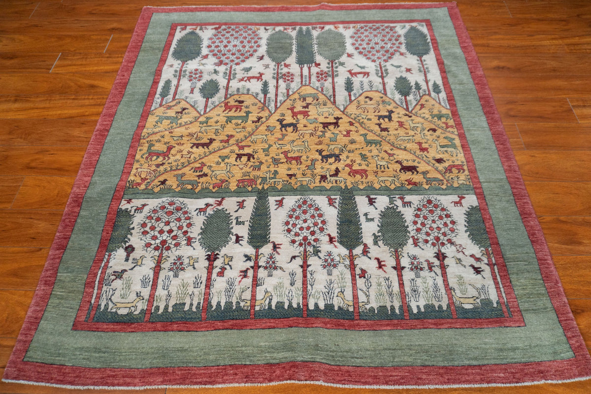 5'4"x5'10" Bakhshayesh, Tribal