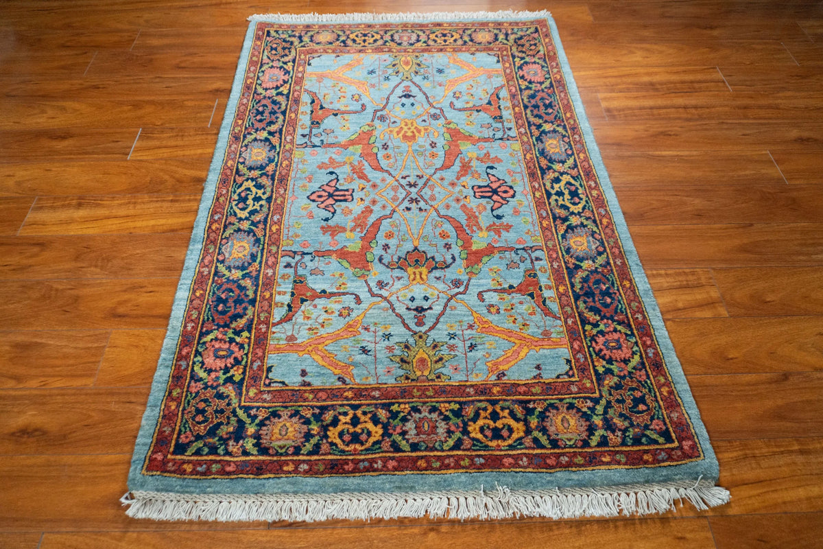3'8"x5'6" Bijar, Tribal (Garous)