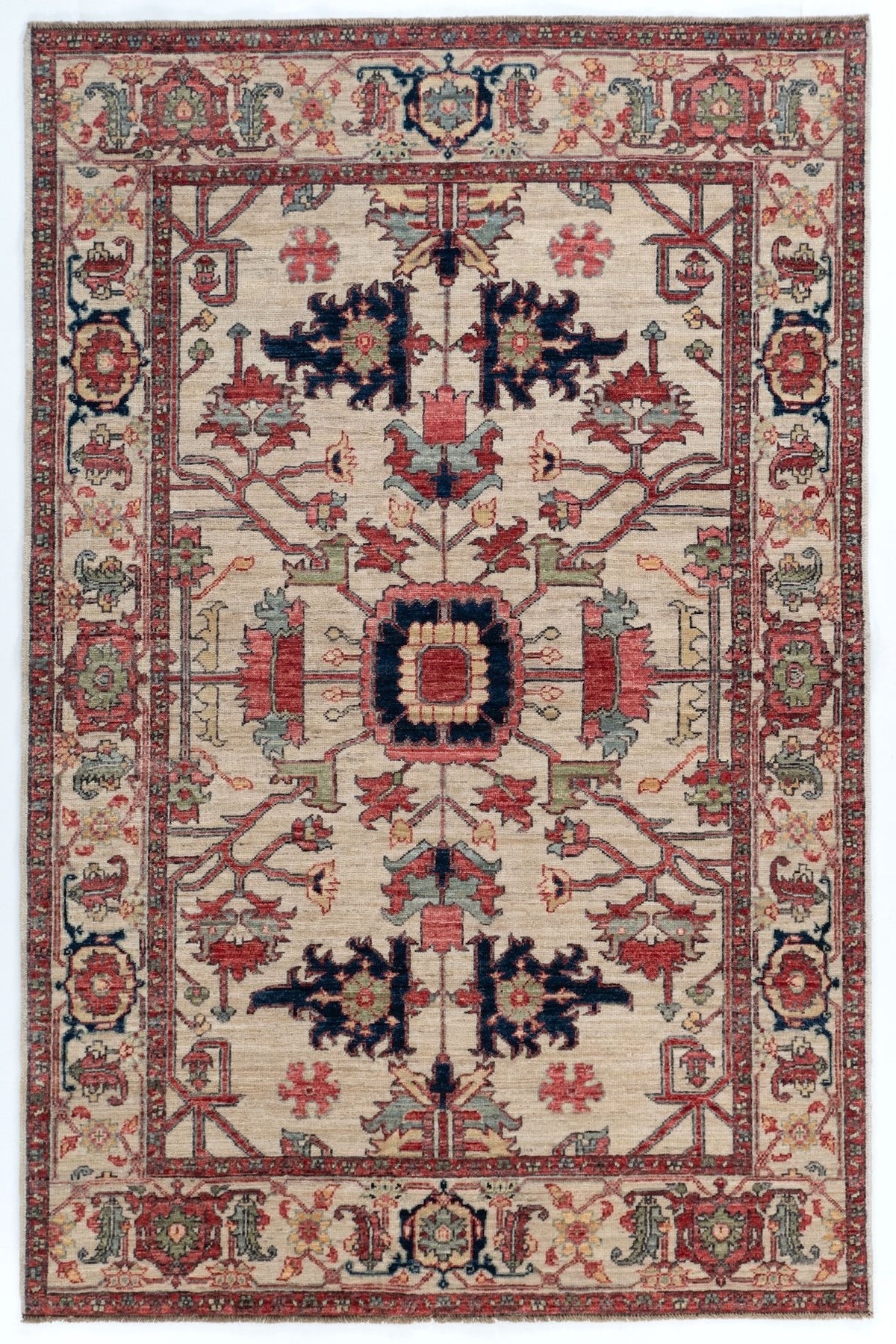 4x6 Serapi Tribal Rug