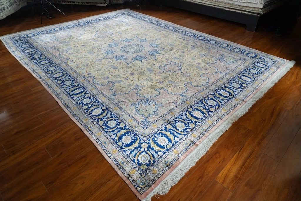 9'8"x12'9" Silk Qum