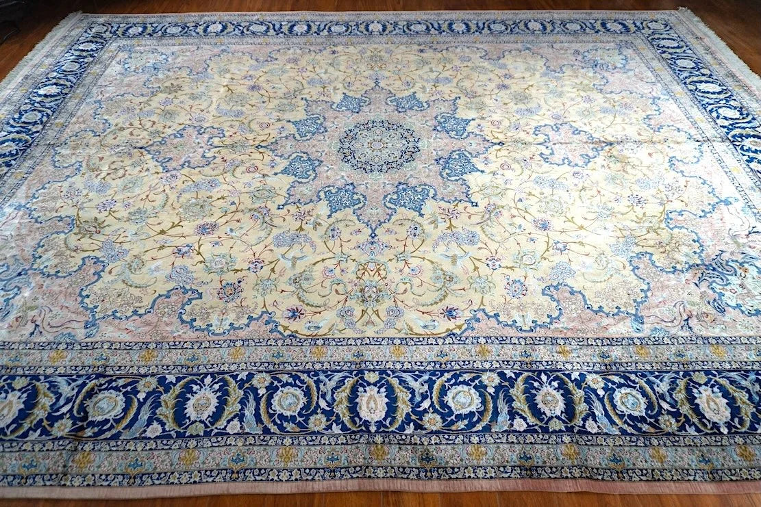 9'8"x12'9" Silk Qum