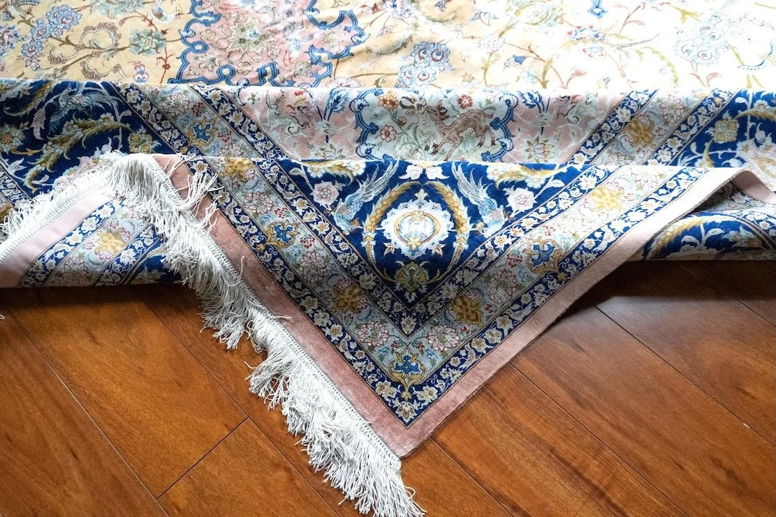 9'8"x12'9" Silk Qum