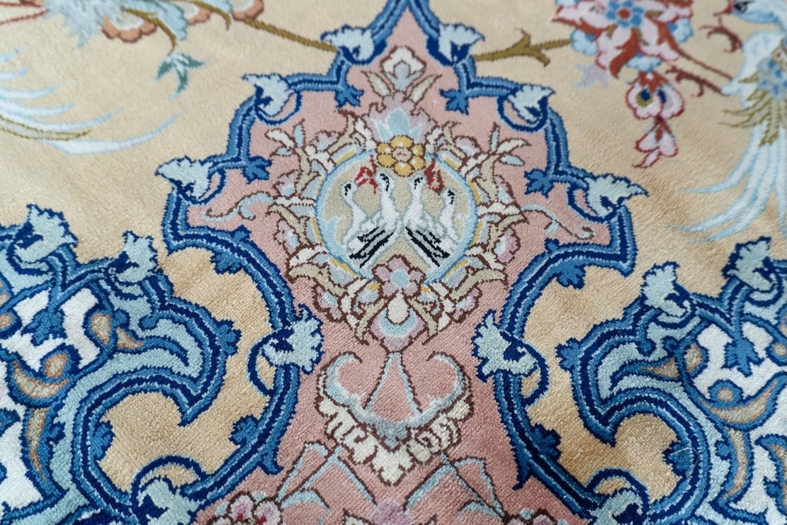 9'8"x12'9" Silk Qum