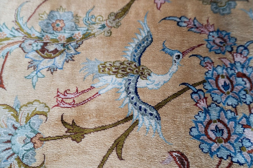 9'8"x12'9" Silk Qum