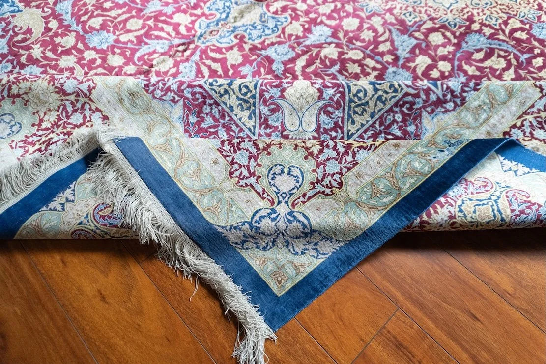 9'10"x13'2" Silk Qum