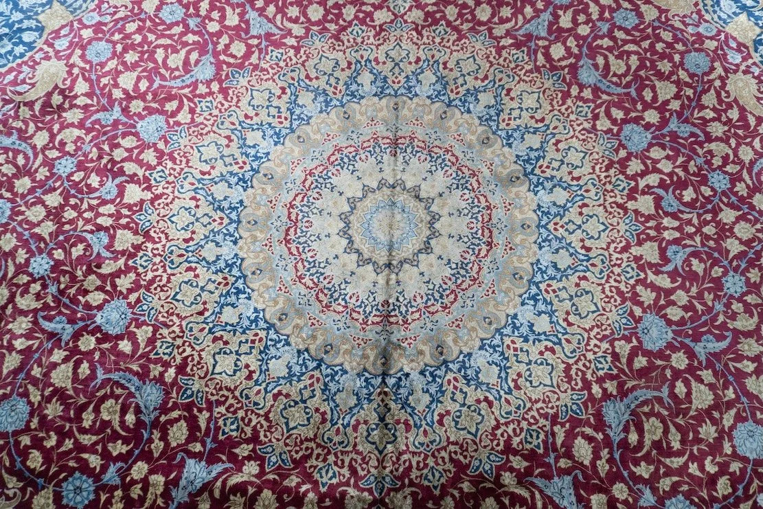 9'10"x13'2" Silk Qum