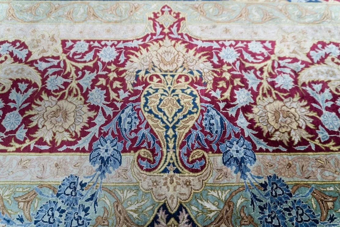 9'10"x13'2" Silk Qum