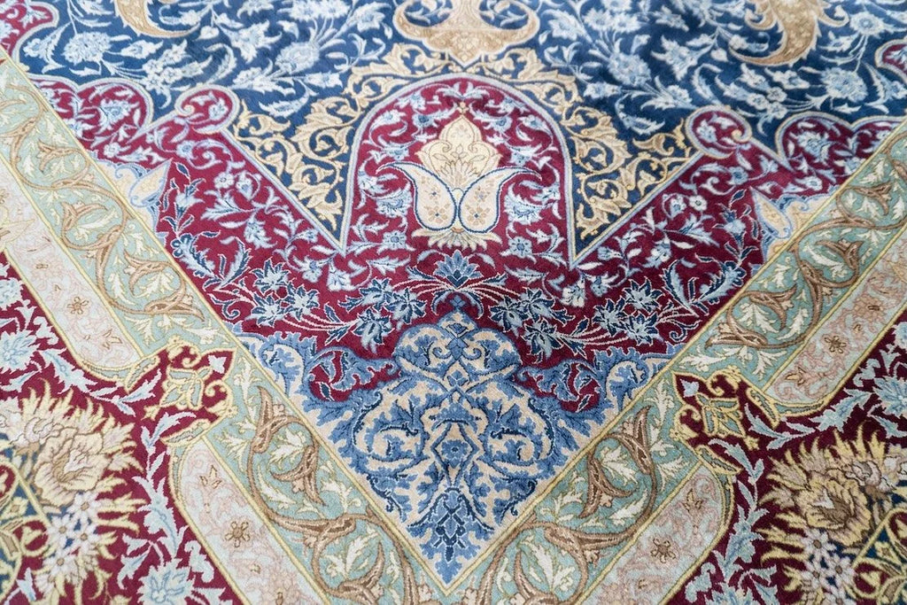 9'10"x13'2" Silk Qum