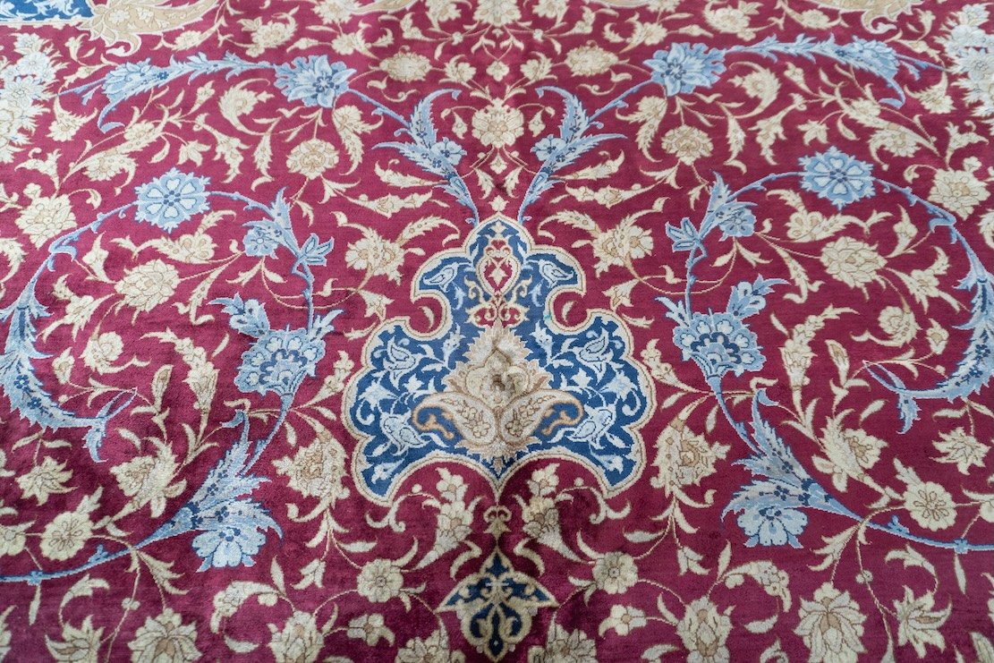 9'10"x13'2" Silk Qum