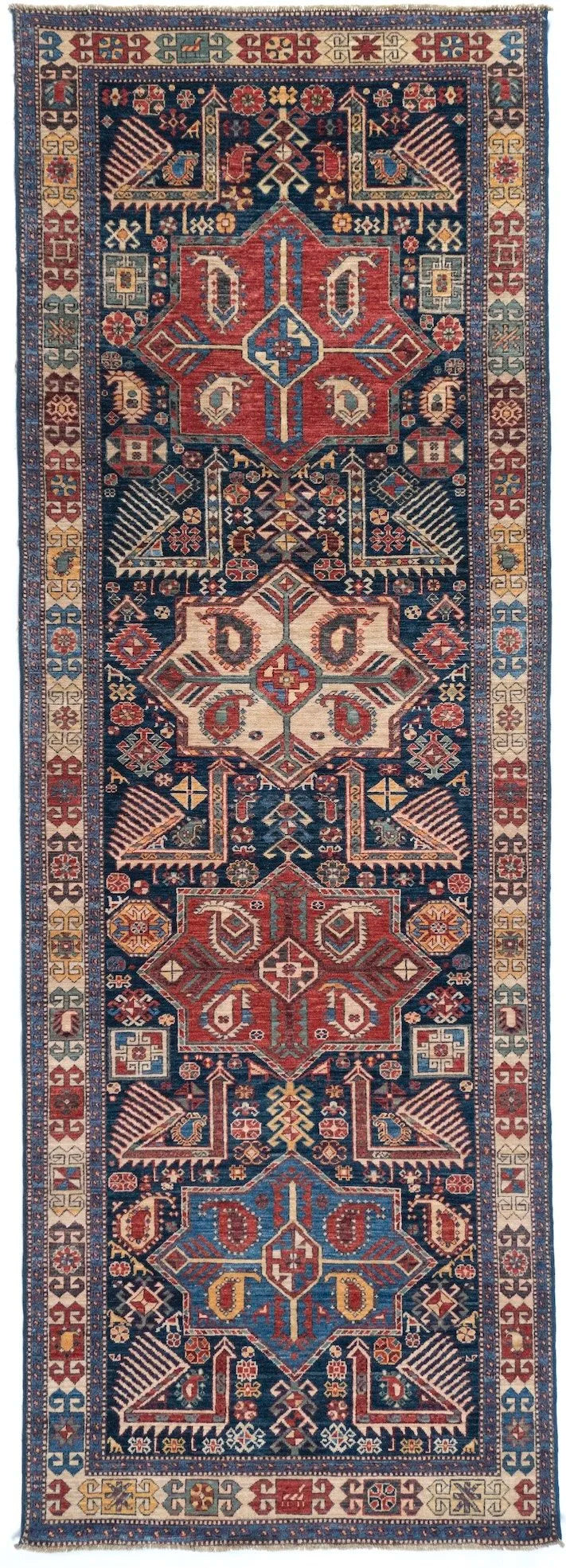 Runner Akstafa Afghan Tribal Rug