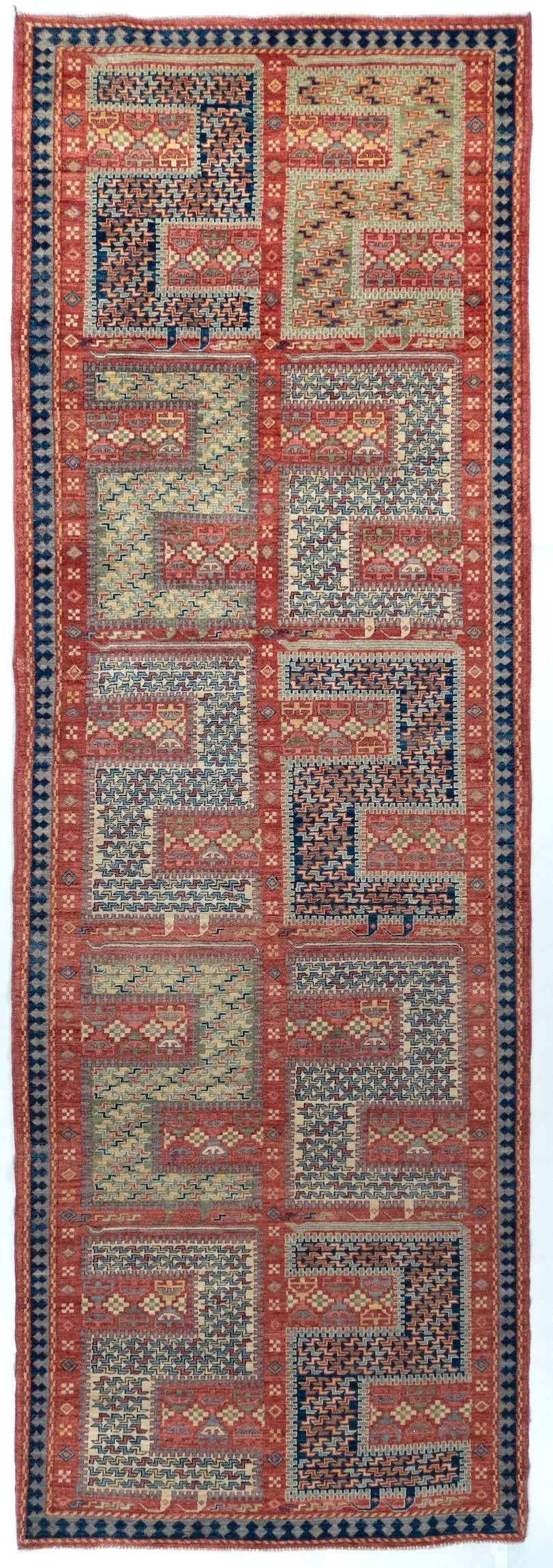 Runner Verneh Afghan Tribal Rug