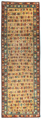 Runner Boteh Afghan Tribal Rug