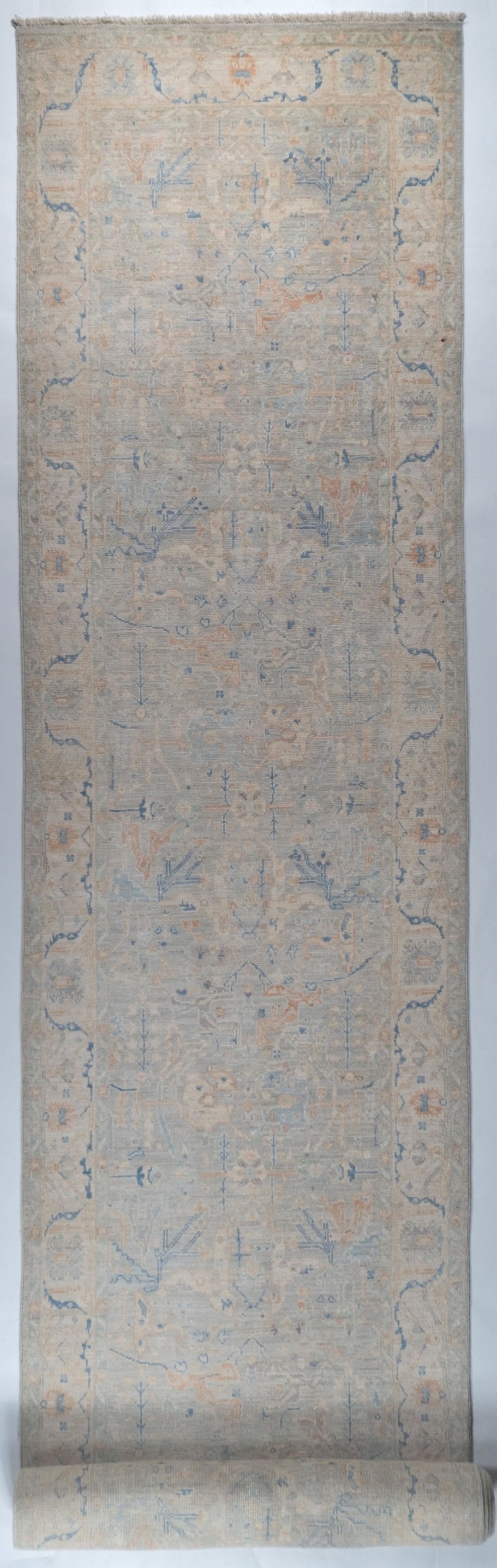 Runner Oushak Afghan Traditional Rug