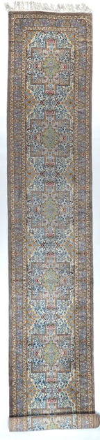 Runner Qum Persian Traditional Rug