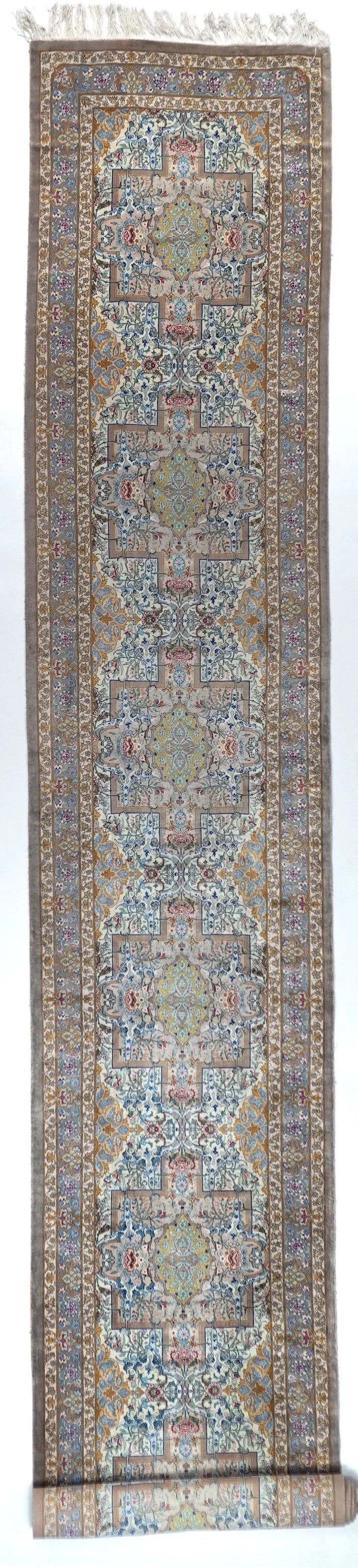 Runner Qum Persian Traditional Rug