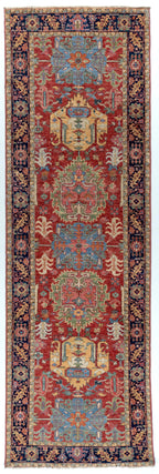 Runner Heriz Afghan Tribal Rug
