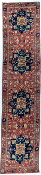 Runner Oushak Afghan Traditional Rug