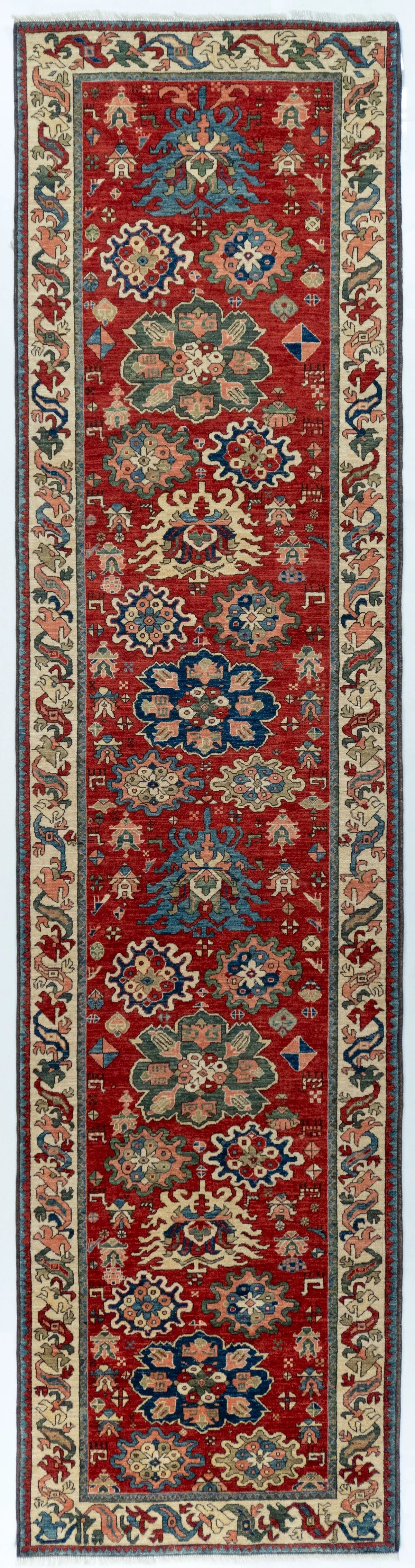 Runner Bakhsayesh Afghan Tribal Rug