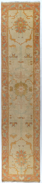 Runner Oushak Turkish Traditional Rug