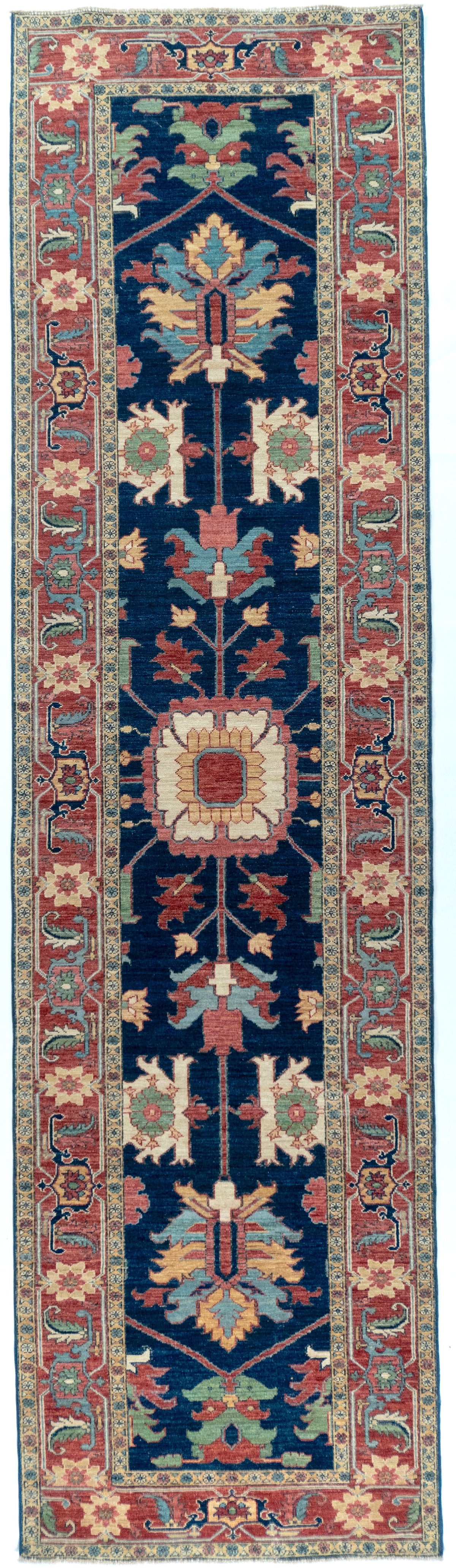 Runner Serapi Afghan Tribal Rug