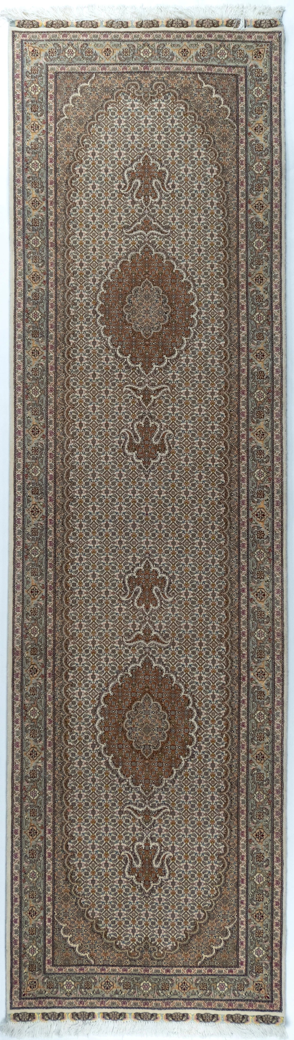 Runner Tabriz Persian Traditional Rug
