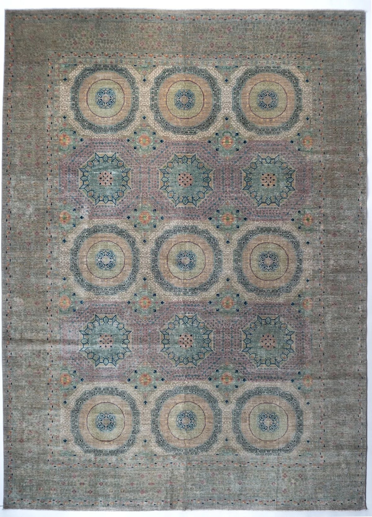 10x14 Mamluk Afghan Traditional Rug