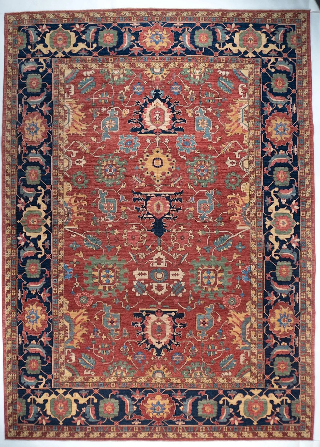 10x14 Serapi Afghan Tribal Rug