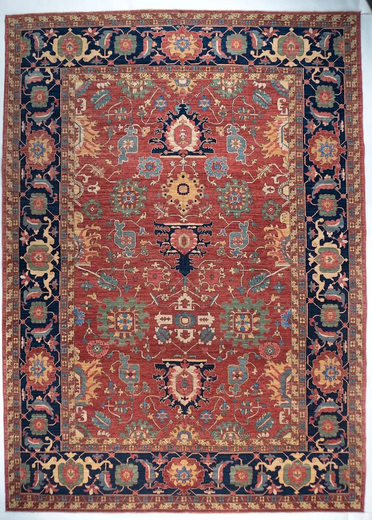 10x14 Serapi Afghan Tribal Rug