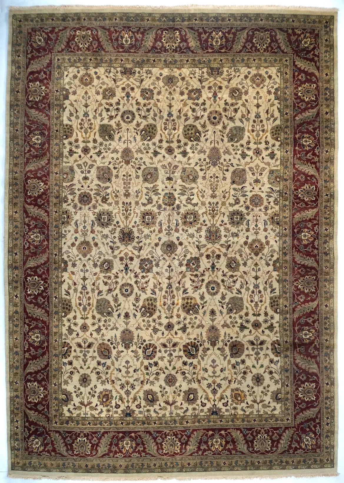10x14 Tabriz Indian Traditional Rug