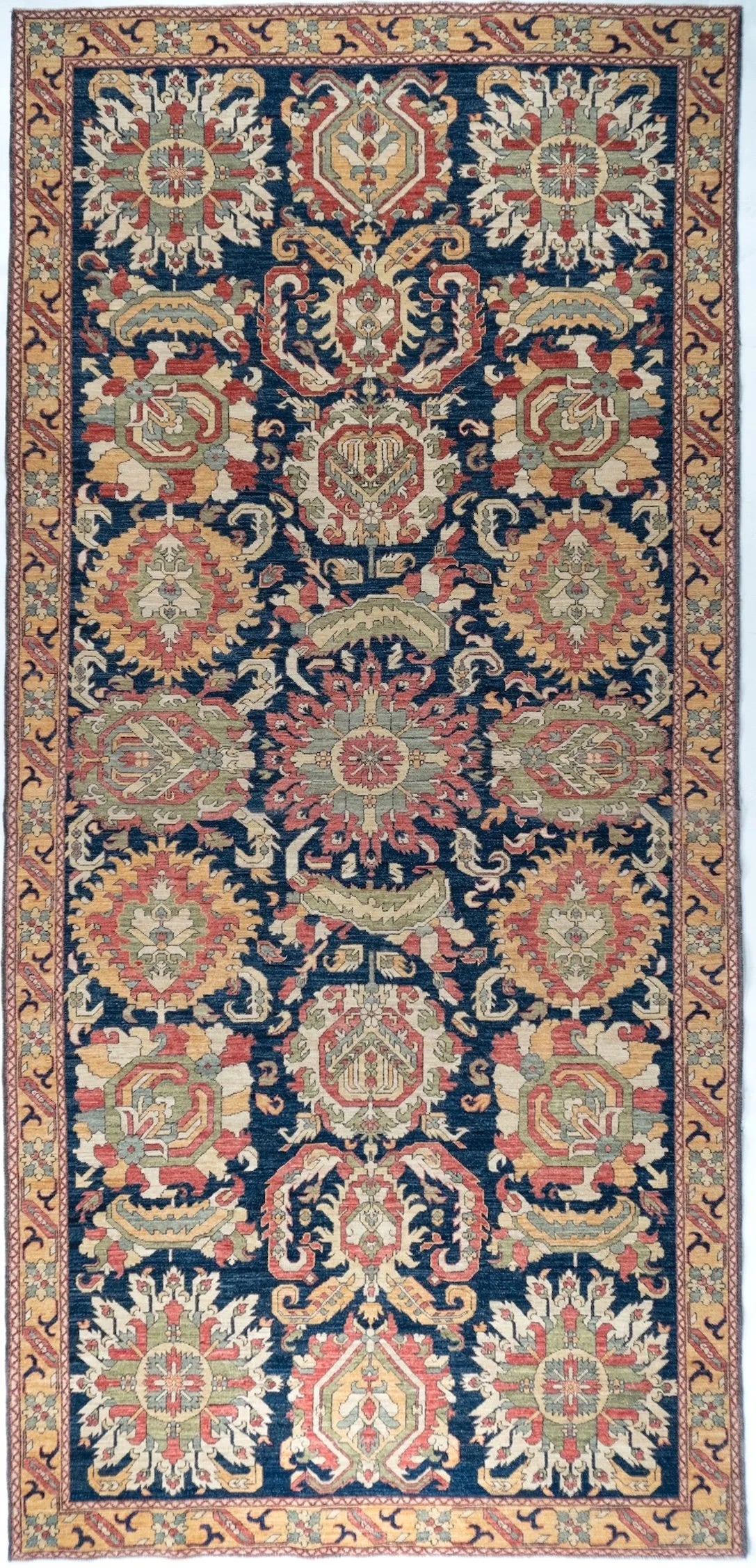 Runner Caucasian Afghan Tribal Rug