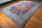 9'4"x12'4" Kashan, Antique