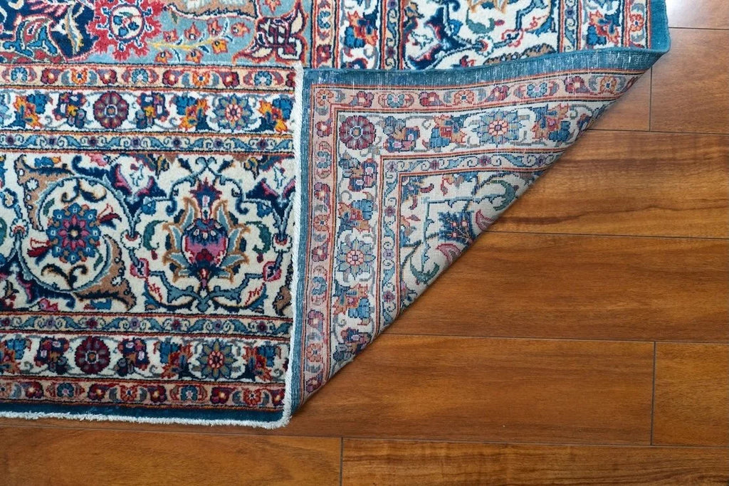 9'4"x12'4" Kashan, Antique