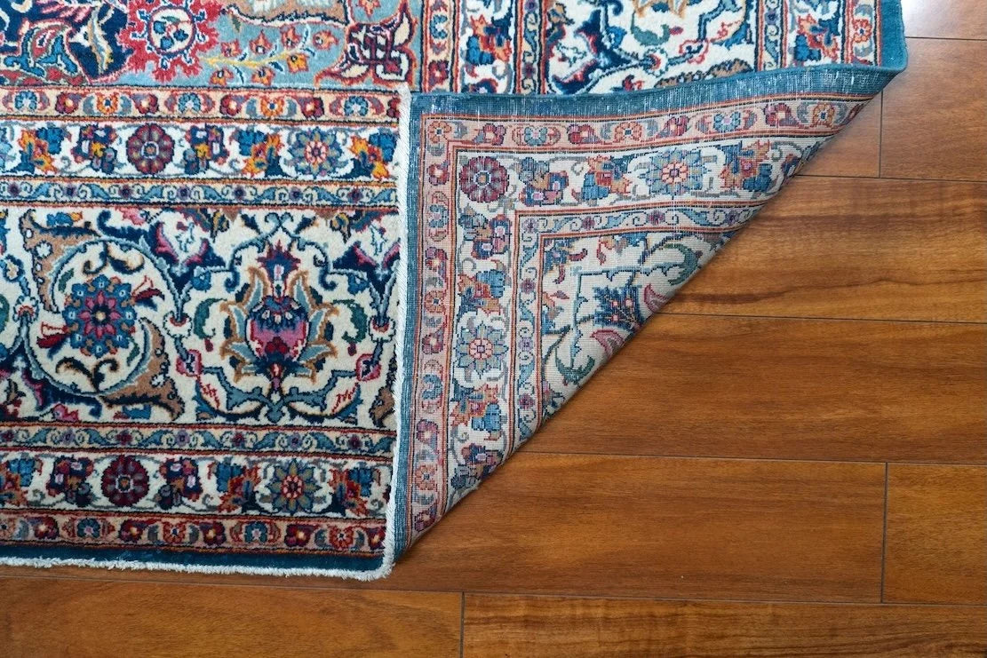 9'4"x12'4" Kashan, Antique