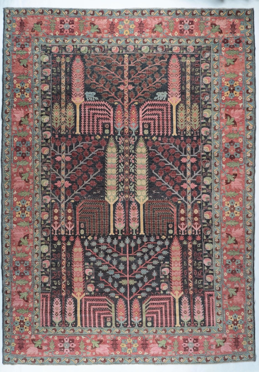 10x14 Bakhshayesh Afghan Tribal Rug