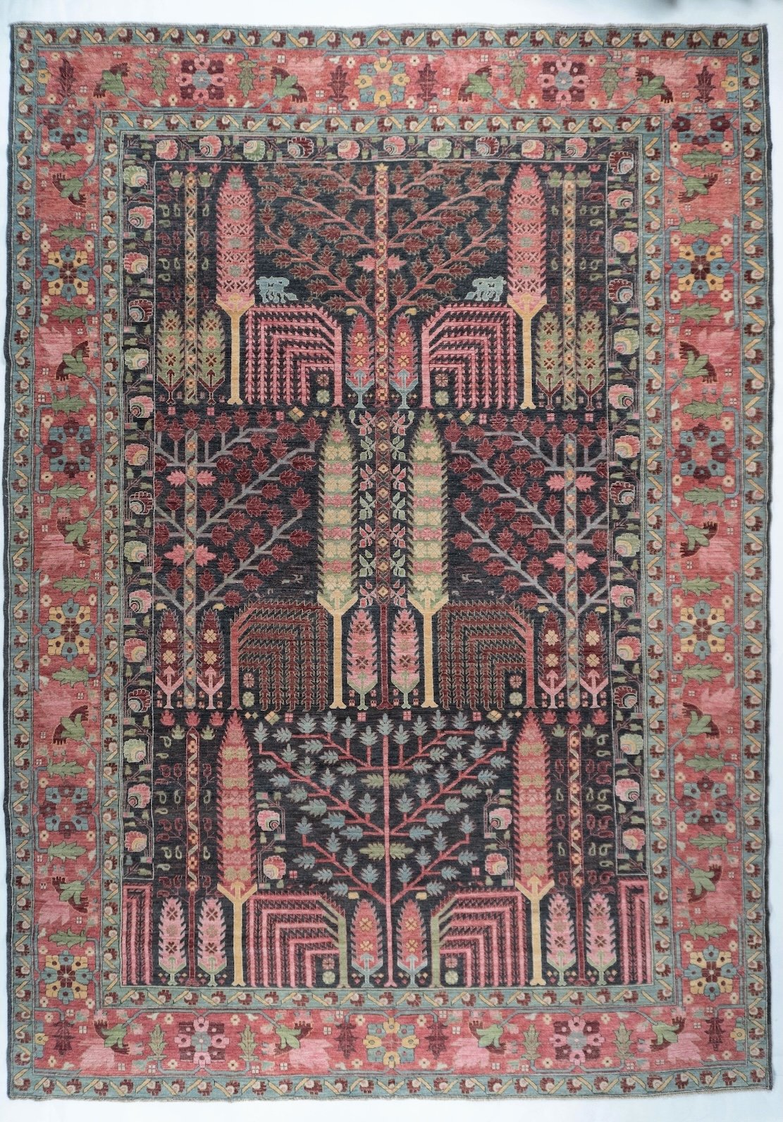 10x14 Bakhshayesh Afghan Tribal Rug