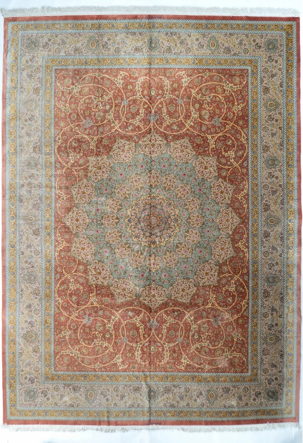 10x14 Qum Persian Traditional Rug