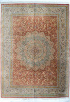 10x14 Qum Persian Traditional Rug