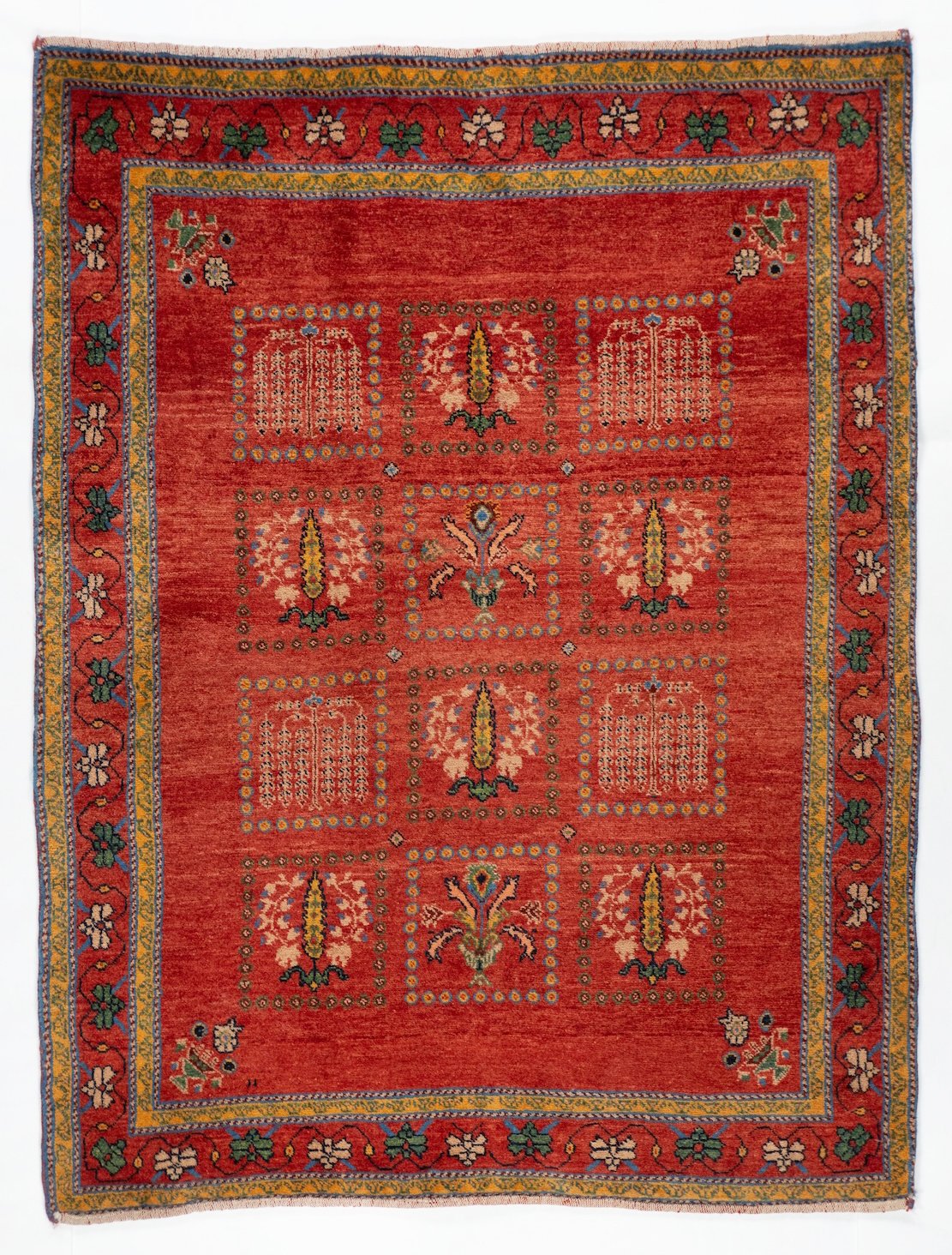 3x5 Gabbeh Persian Tribal Rug
