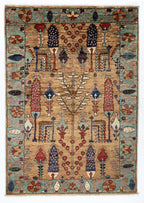3x5 Bakhshayesh Afghan Tribal Rug