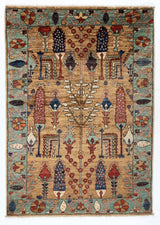 3'6"x4'10" Bakhshayesh, Tribal