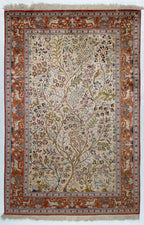 3x5 Qum Persian Traditional Rug