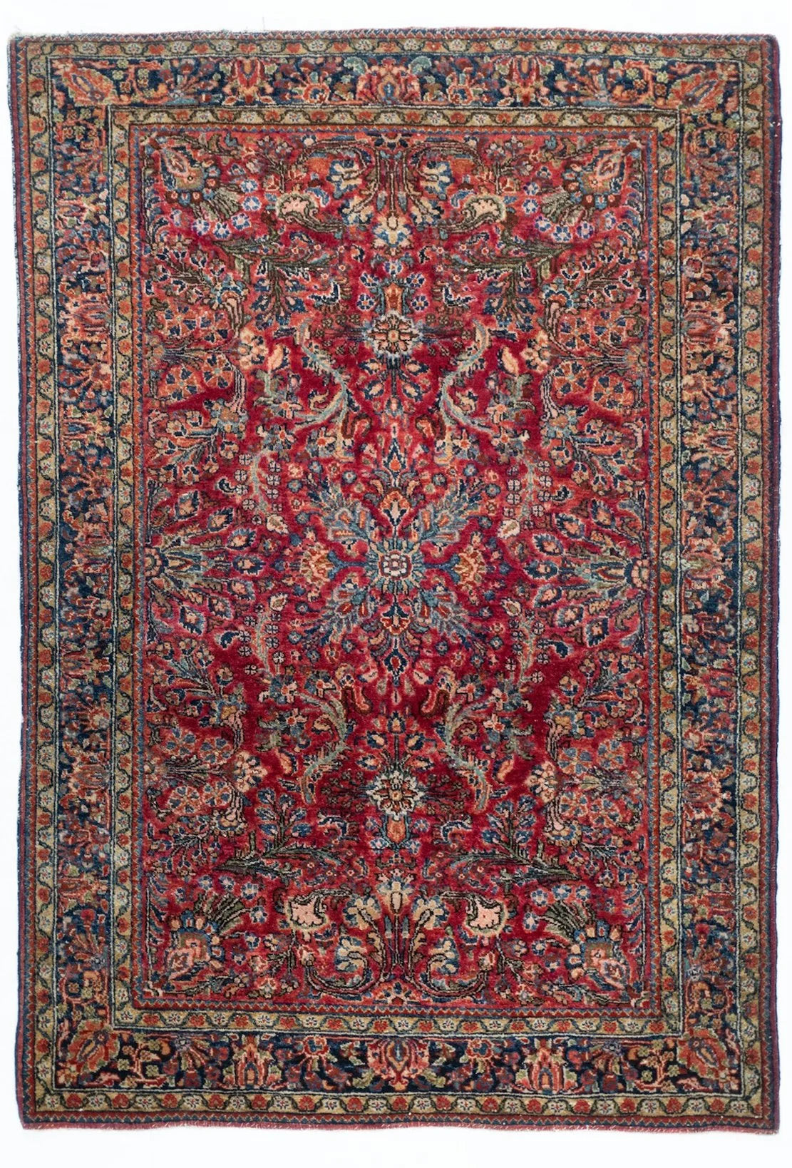 3x5 Sarouk Persian Antique Rug