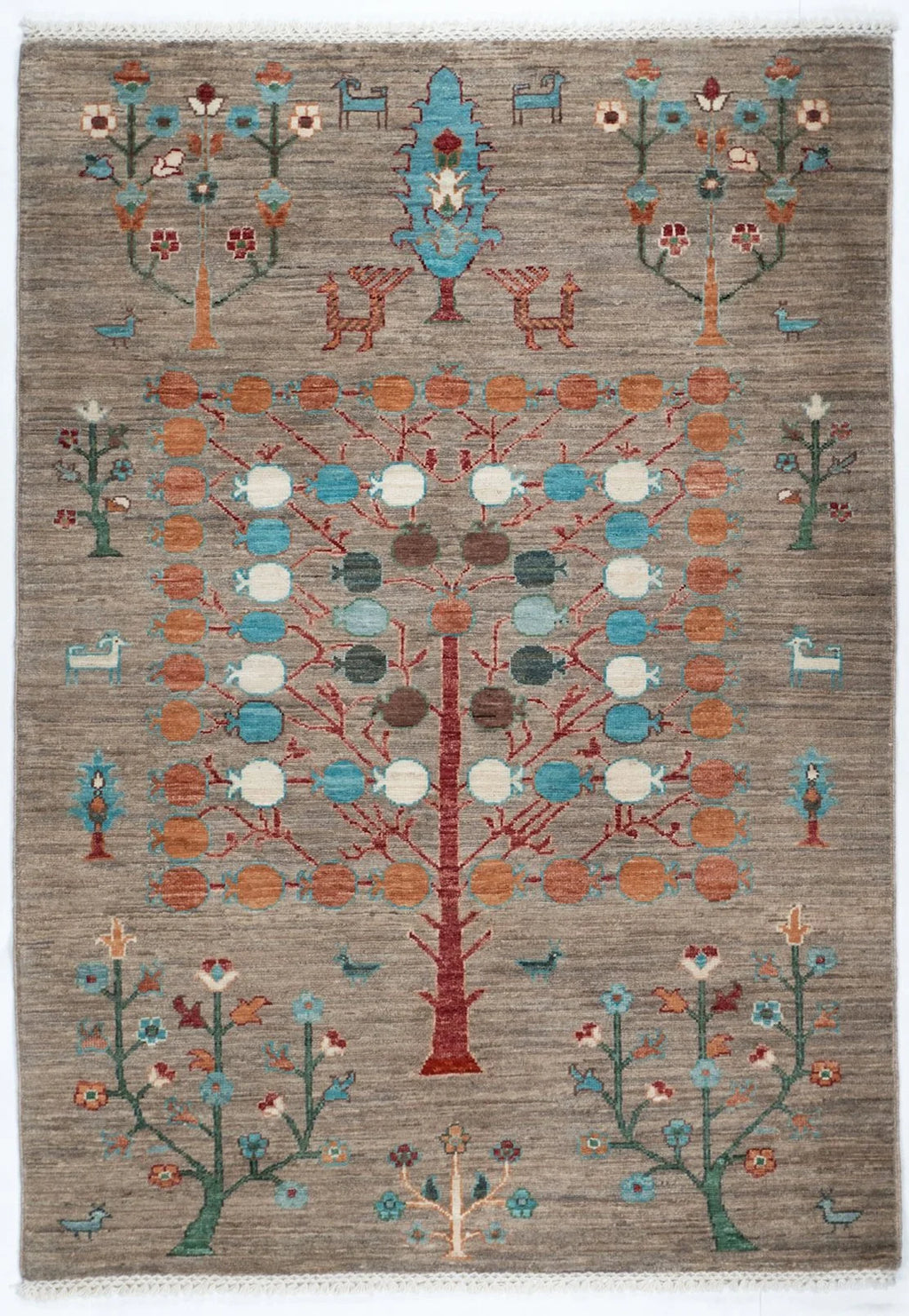 3x5 Gabbeh Afghan Tribal Rug
