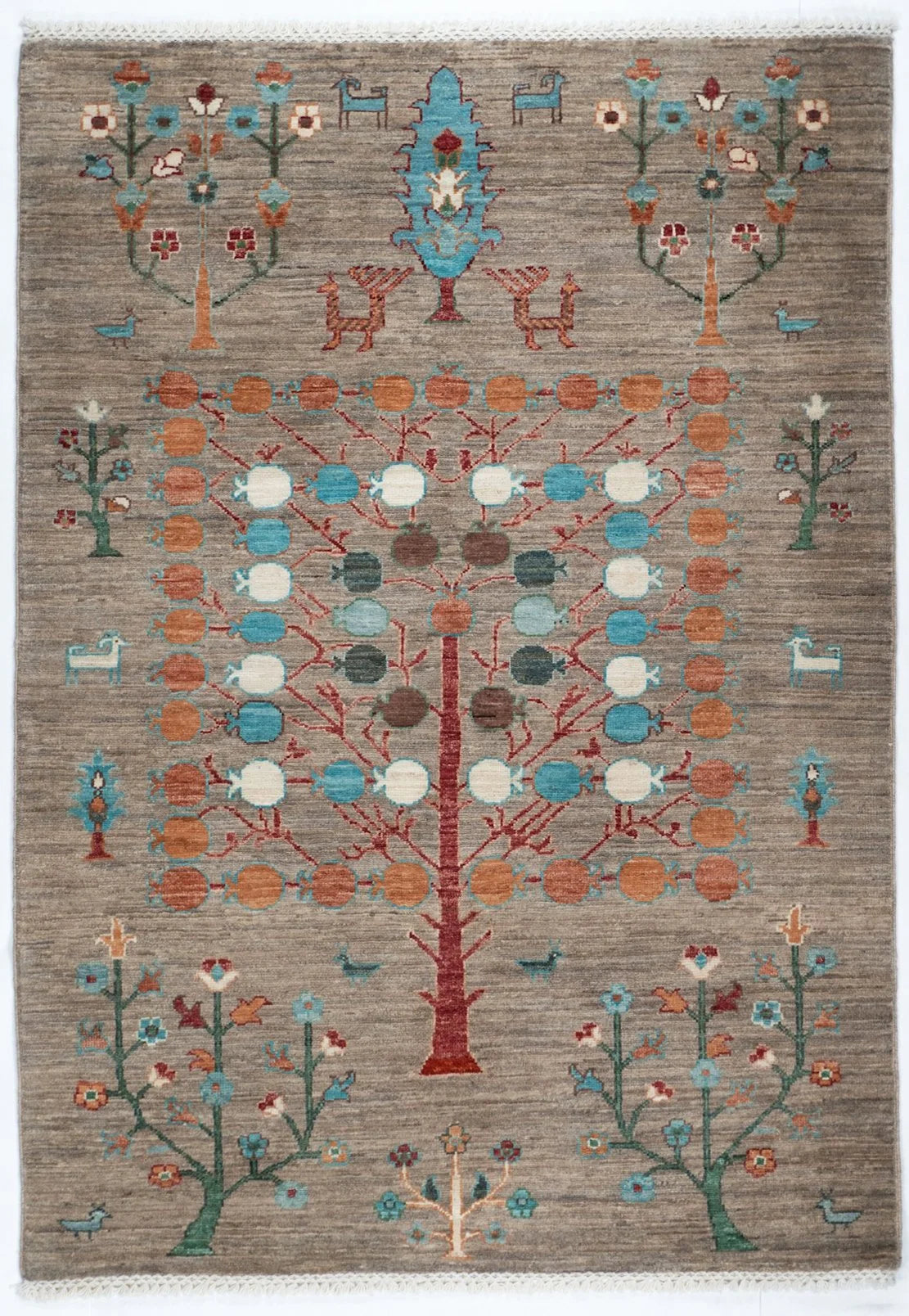 3x5 Gabbeh Afghan Tribal Rug