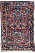 3x5 Sarouk Persian Antique Rug