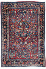 3'5"x5' Antique Persian Sarouk